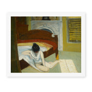 Edward Hopper's 'Summer Interior' painting reproduced as a rolled canvas print