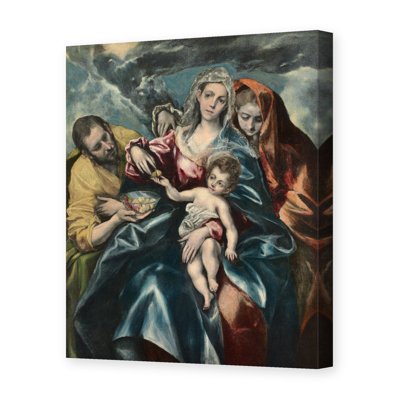 El Greco's 'Holy Family' painting reproduced as a gallery-wrapped canvas print