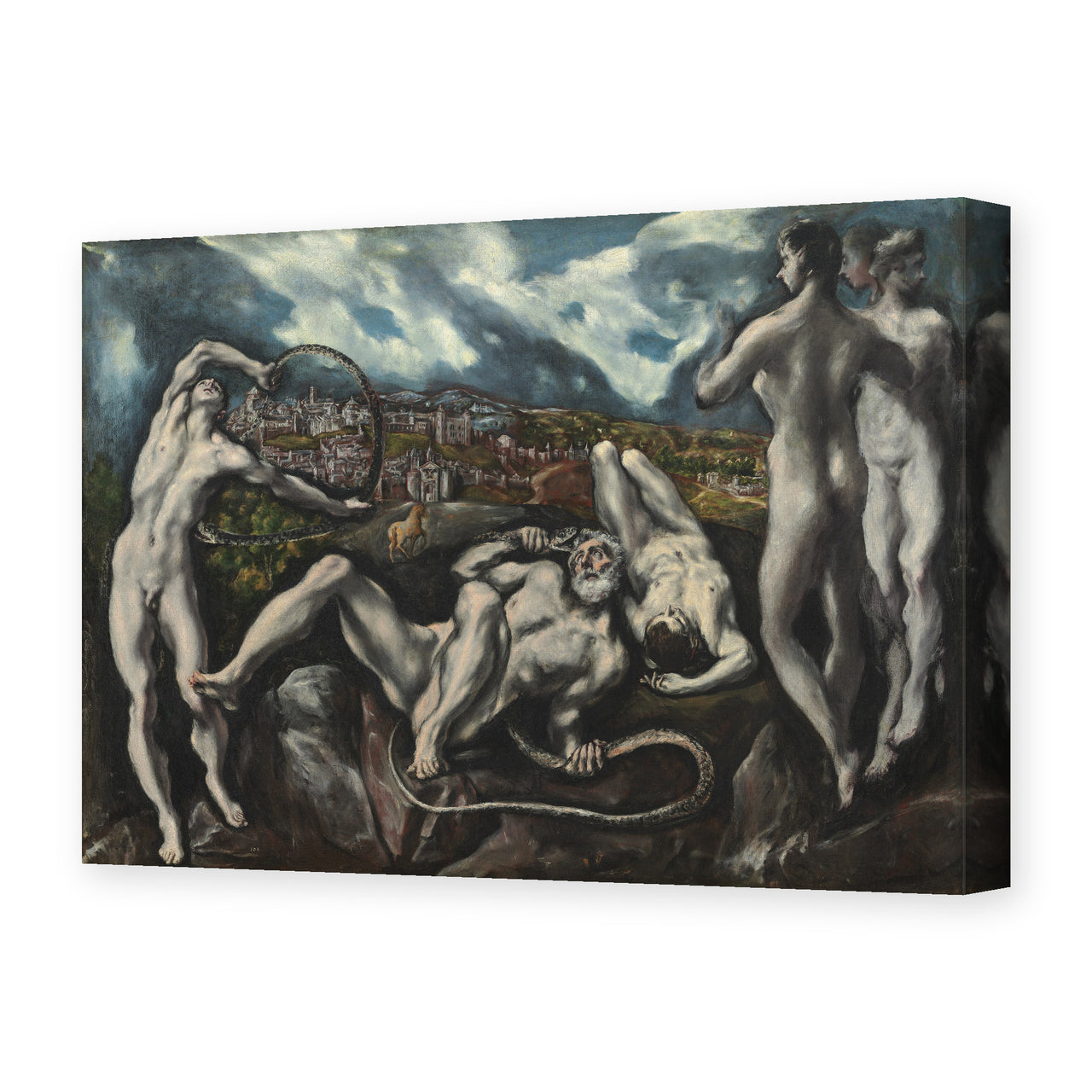 El Greco's 'Laocoon' painting reproduced as a gallery-wrapped canvas print