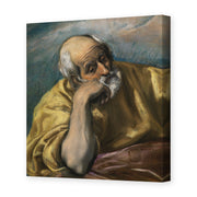 El Greco's 'Saint Joseph' painting reproduced as a gallery-wrapped canvas print