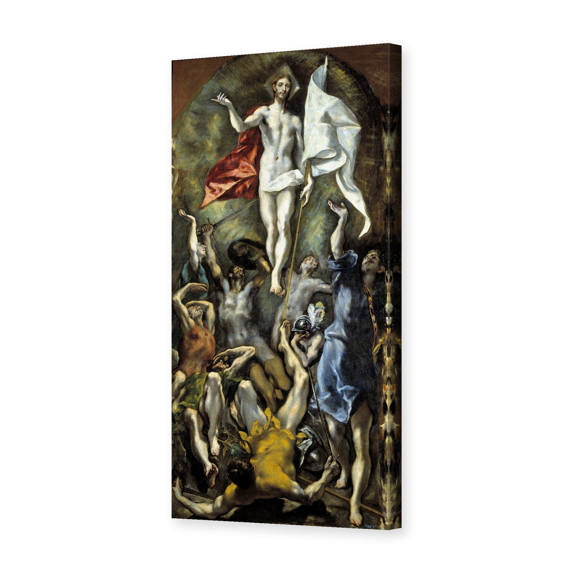 El Greco's 'The Resurrection' painting reproduced as a gallery-wrapped canvas print