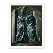 El Greco's 'The Visitation' painting reproduced as a rolled canvas print