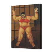 Fernando Botero's 'Abu Ghraib' painting reproduced as a gallery-wrapped canvas print
