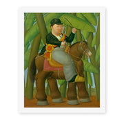 Fernando Botero's 'El Senor Presidente (Mister President)' painting reproduced as a rolled canvas print