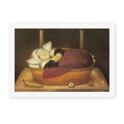 Fernando Botero's 'New-born Nun' painting reproduced as a rolled canvas print