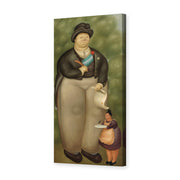 Fernando Botero's 'President' painting reproduced as a gallery-wrapped canvas print