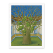 Fernando Botero's 'The Dead Tree' painting reproduced as a rolled canvas print