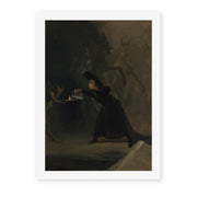 Francisco Goya's 'A Scene from The Forcibly Bewitched' painting reproduced as a rolled canvas print