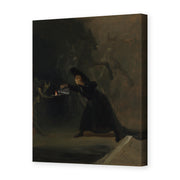 Francisco Goya's 'A Scene from The Forcibly Bewitched' painting reproduced as a gallery-wrapped canvas print