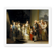 Francisco Goya's 'Charles IV of Spain and His Family' painting reproduced as a rolled canvas print
