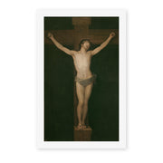 Francisco Goya's 'Christ Crucified' painting reproduced as a rolled canvas print