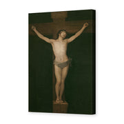 Francisco Goya's 'Christ Crucified' painting reproduced as a gallery-wrapped canvas print