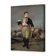 Francisco Goya's 'Ferdinand VII of Spain' painting reproduced as a gallery-wrapped canvas print