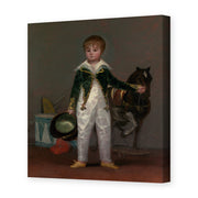 Francisco Goya's 'Pepito' painting reproduced as a gallery-wrapped canvas print