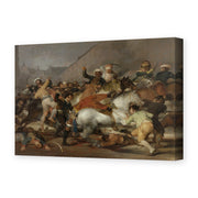 Francisco Goya's 'The Second of May' painting reproduced as a gallery-wrapped canvas print