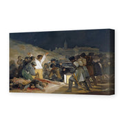 Francisco Goya's 'The Third of May 1808, El tres de mayo de 1808 en Madrid' painting reproduced as a gallery-wrapped canvas print