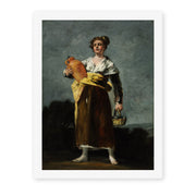 Francisco Goya's 'The Water Carrie' painting reproduced as a rolled canvas print