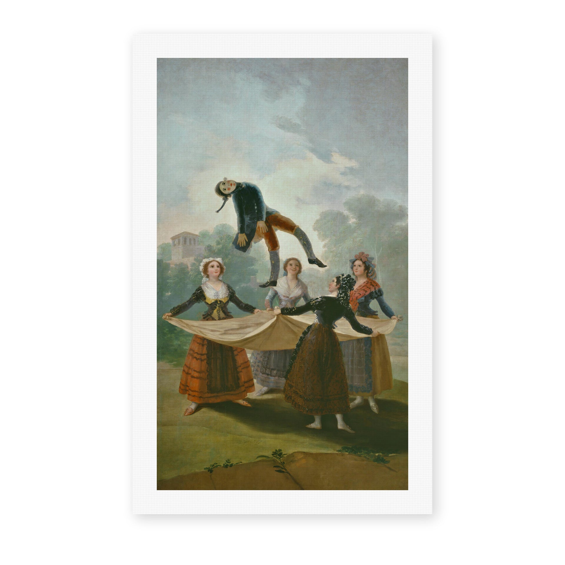 Francisco Goya's 'The Wimp' painting reproduced as a rolled canvas print