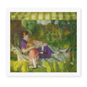 George Bellows's 'My Family' painting reproduced as a rolled canvas print