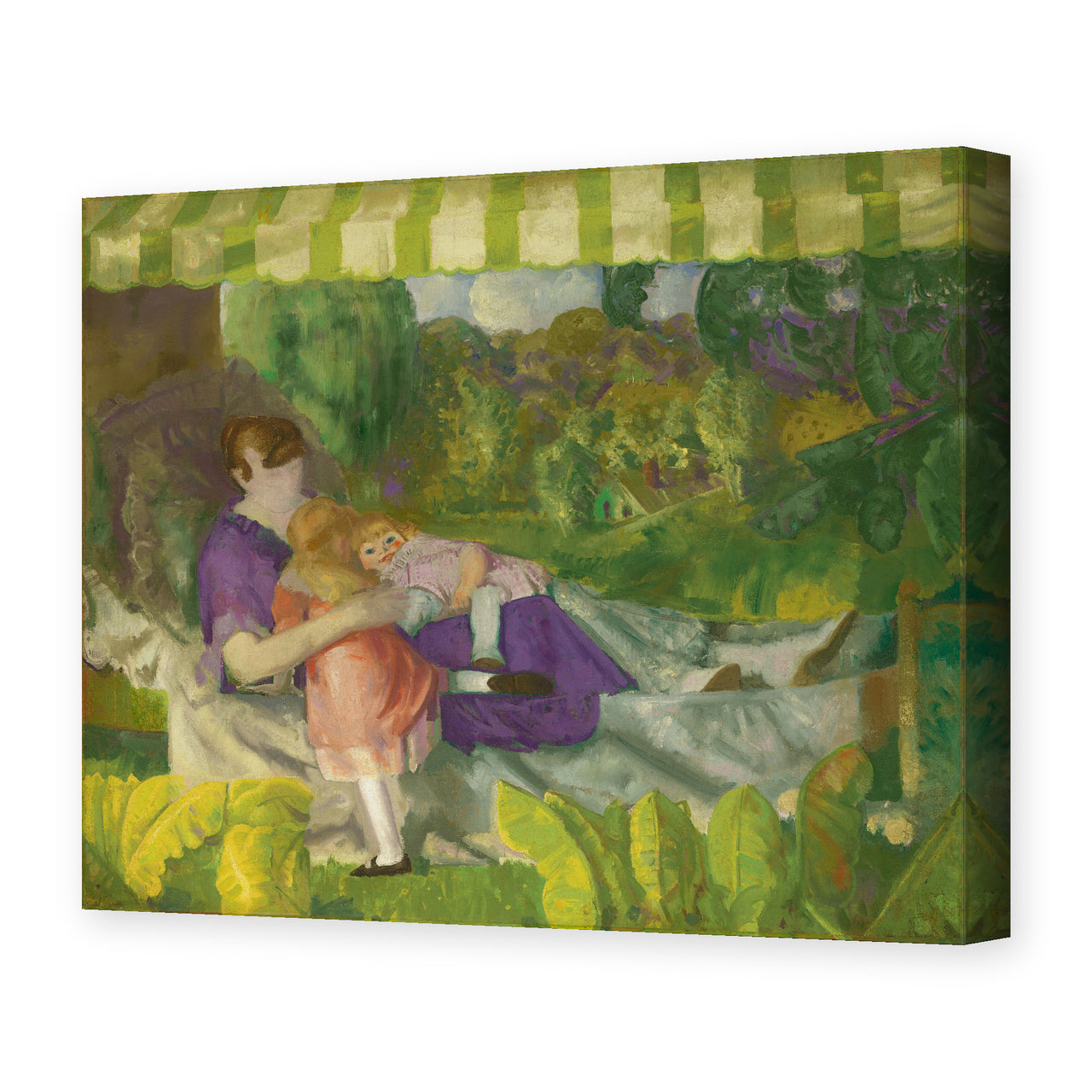George Bellows's 'My Family' painting reproduced as a gallery-wrapped canvas print