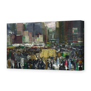 George Bellows's 'New York' painting reproduced as a gallery-wrapped canvas print