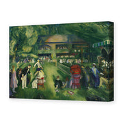George Bellows's 'Tennis at Newport' painting reproduced as a gallery-wrapped canvas print
