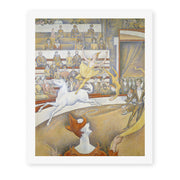 Georges Seurat's 'Circus' painting reproduced as a rolled canvas print