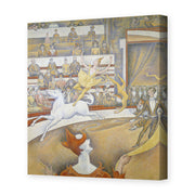 Georges Seurat's 'Circus' painting reproduced as a gallery-wrapped canvas print