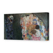 Gustav Klimt's 'Death and Life' painting reproduced as a gallery-wrapped canvas print