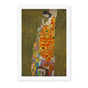 Gustav Klimt's 'Hope II 1907' painting reproduced as a rolled canvas print