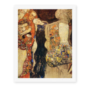 Gustav Klimt's 'The Bride Unfinished' painting reproduced as a rolled canvas print