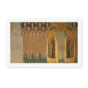 Gustav Klimt's 'The Gaurdian' painting reproduced as a rolled canvas print