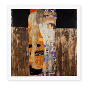 Gustav Klimt's 'The Three Ages of Woman' painting reproduced as a rolled canvas print