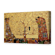 Gustav Klimt's 'The Tree of Life' painting reproduced as a gallery-wrapped canvas print