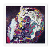 Gustav Klimt's 'The Virgin' painting reproduced as a rolled canvas print