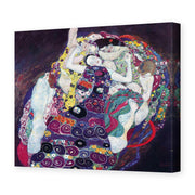 Gustav Klimt's 'The Virgin' painting reproduced as a gallery-wrapped canvas print