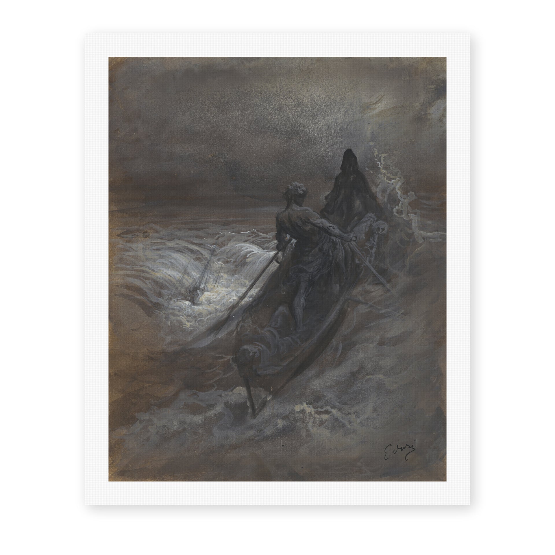 Gustave Dore - After the Shipwreck - canvas print hero