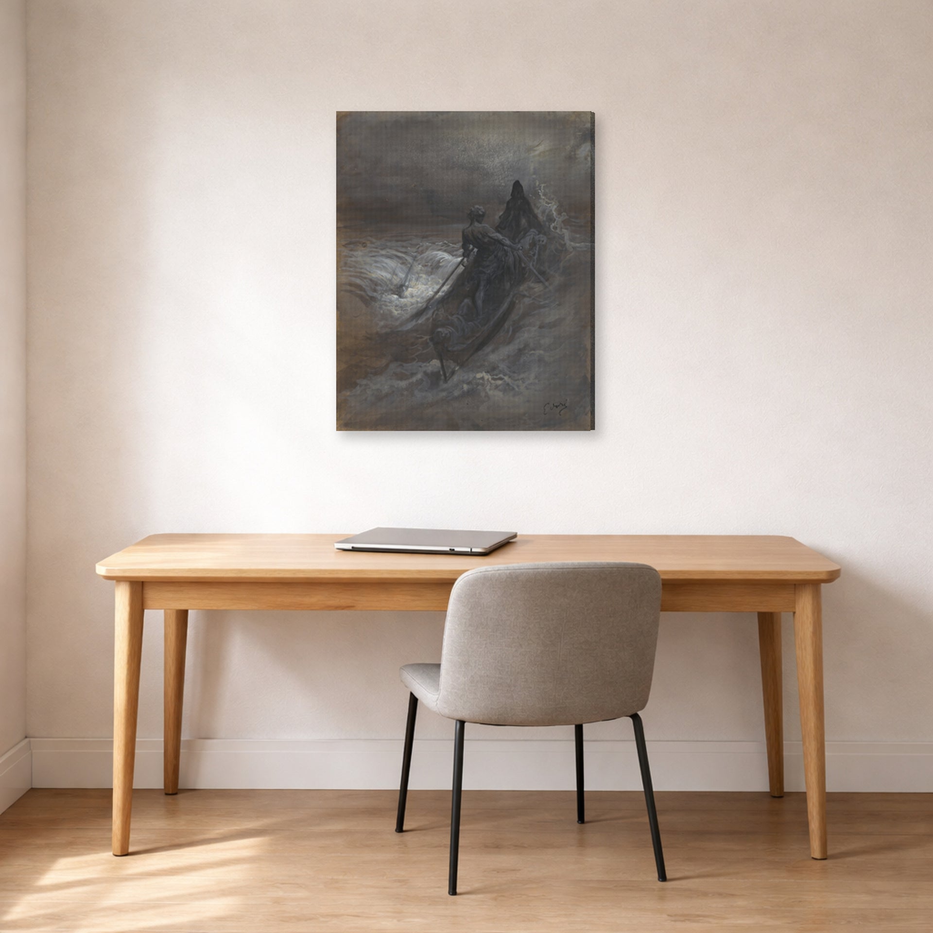 Gustave Dore - After the Shipwreck - gallery wrap lifestyle office