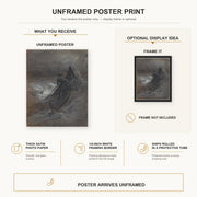 Gustave Dore - After the Shipwreck - poster print combined product and display infographic