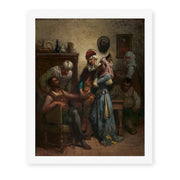 Gustave Dore - Don Quixote and Sancho Panza Entertained by Basil and Quiteria - canvas print hero