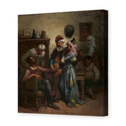 Gustave Dore - Don Quixote and Sancho Panza Entertained by Basil and Quiteria - gallery wrap hero