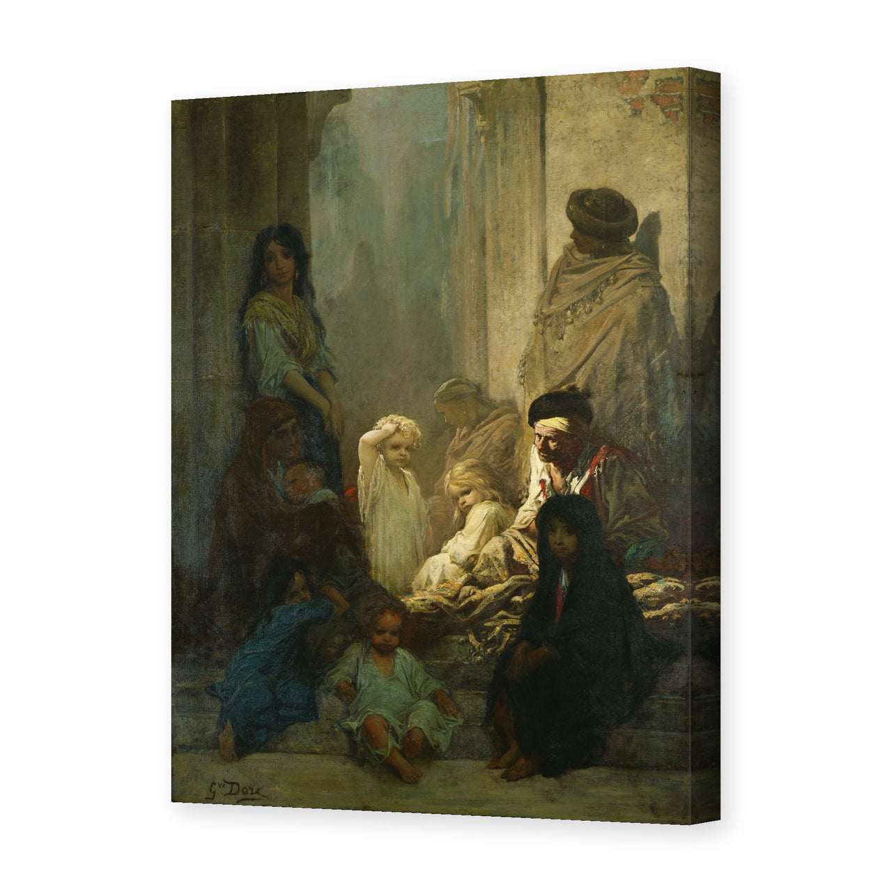 Gustave Dore - La Siesta, Memory of Spain - Gustave Dore La Siesta Memory of Spain gallery wrap hero