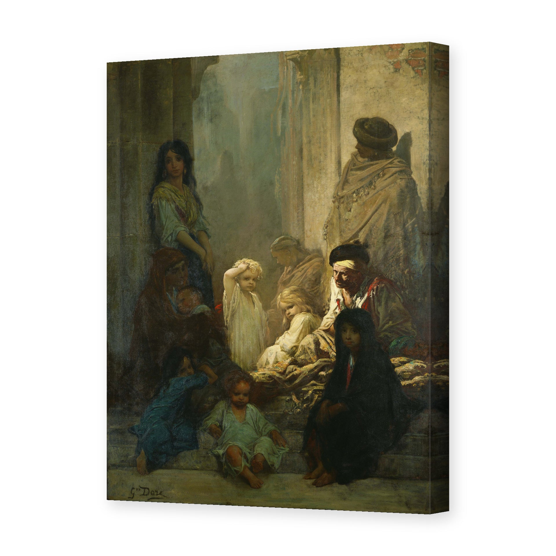 Gustave Dore - La Siesta, Memory of Spain - Gustave Dore La Siesta Memory of Spain gallery wrap hero