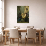 Gustave Dore - La Siesta, Memory of Spain - Gustave Dore La Siesta Memory of Spain poster print lifestyle dining unframed
