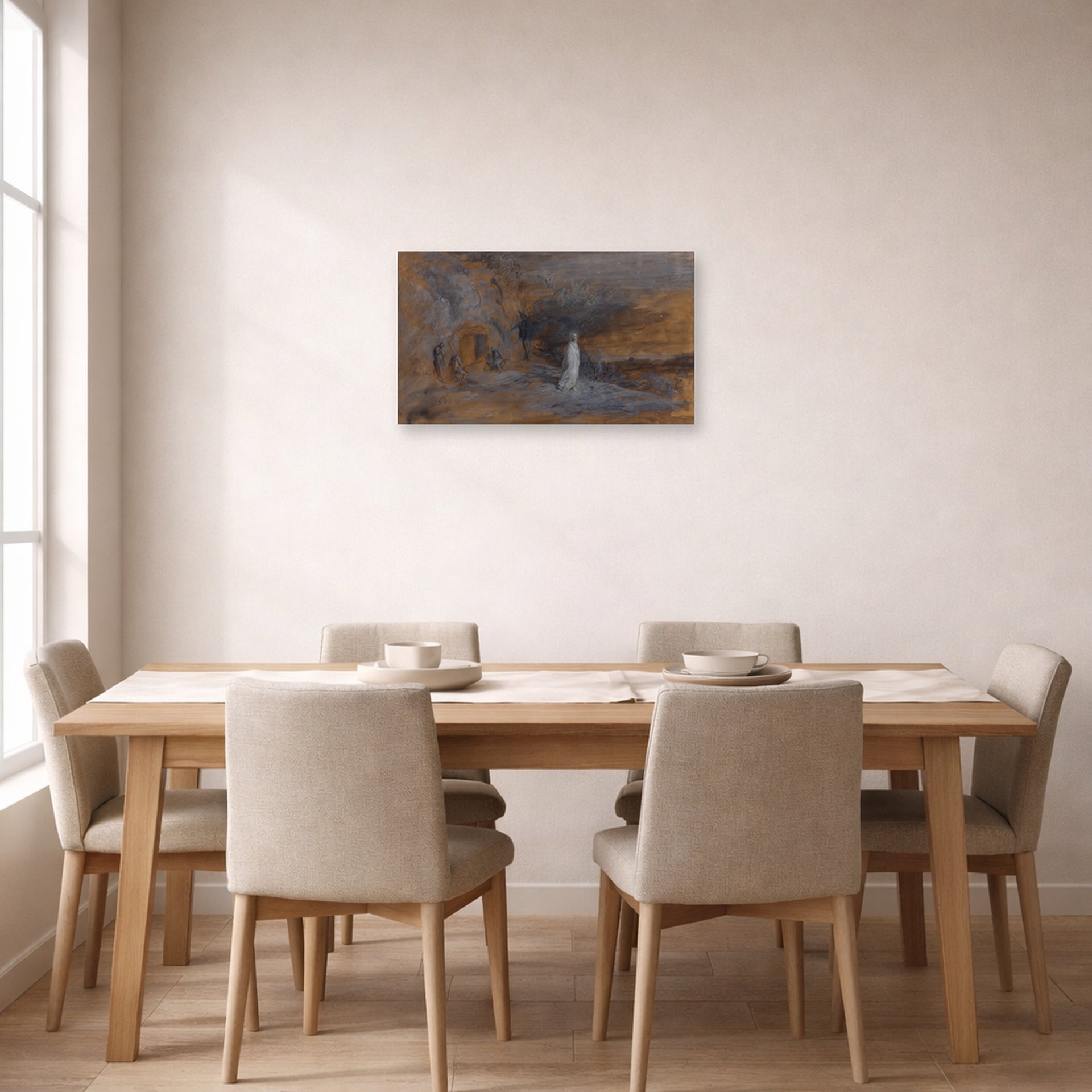 Gustave Dore - Le Christ Sortant Du Tombeau - poster print lifestyle dining unframed