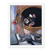 Henri Matisse's Anemone and Mirror painting reproduced as a rolled canvas print