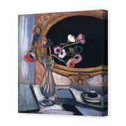 Henri Matisse's Anemone and Mirror painting reproduced as a gallery-wrapped canvas print
