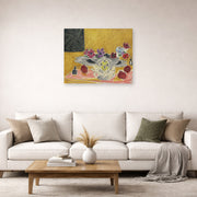Unframed poster print of Henri Matisse's Anémones Et Grenades displayed in a living room, view 2