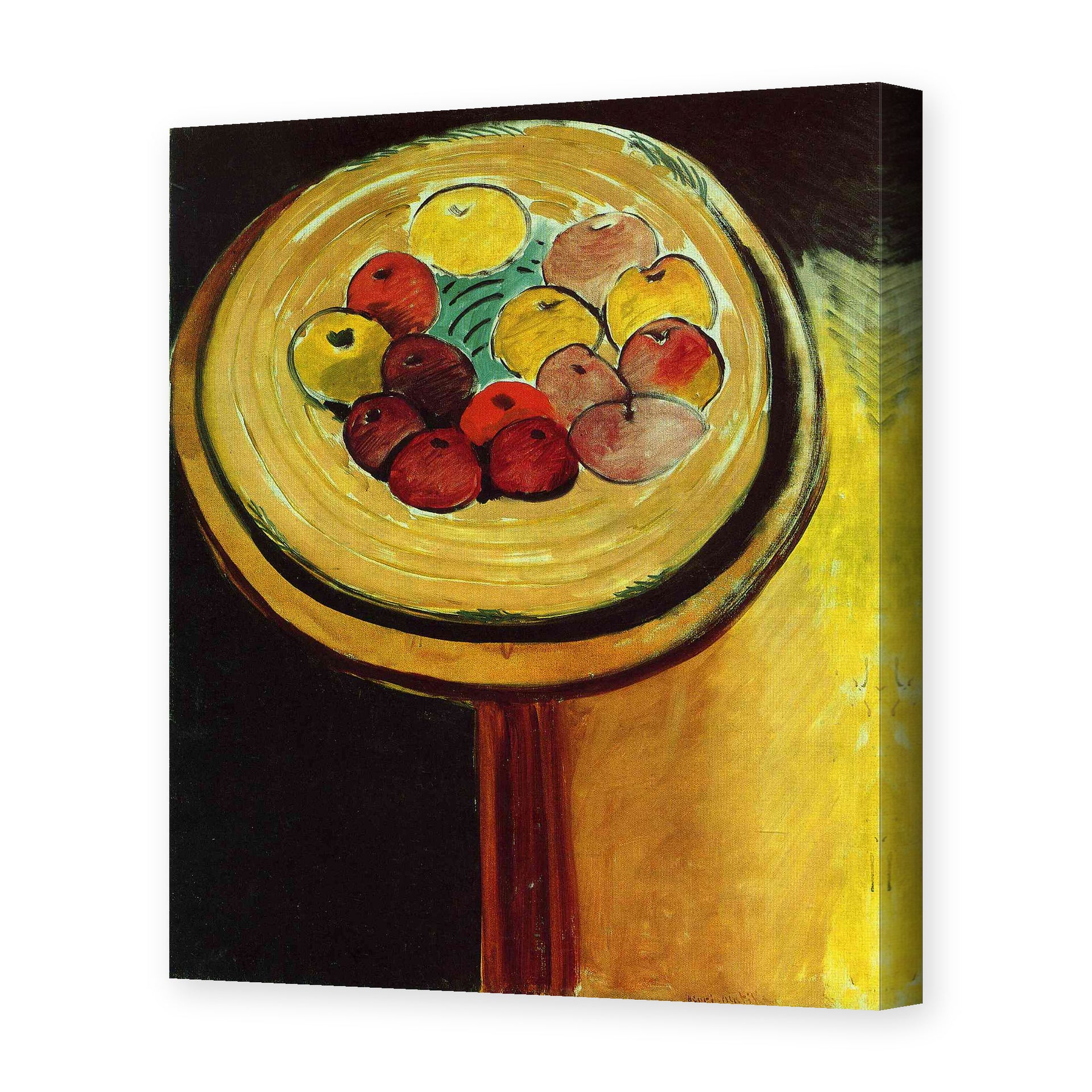 Henri Matisse's Apples painting reproduced as a gallery-wrapped canvas print