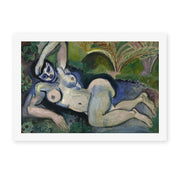 Henri Matisse's Blue Nude (Memory of Biskra) painting reproduced as a rolled canvas print